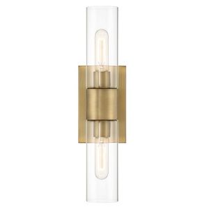 DESIGNERS FOUNTAIN Anton 17.5 in 2-Light Wall Sconce Old Satin Brass, D286M-2WS-